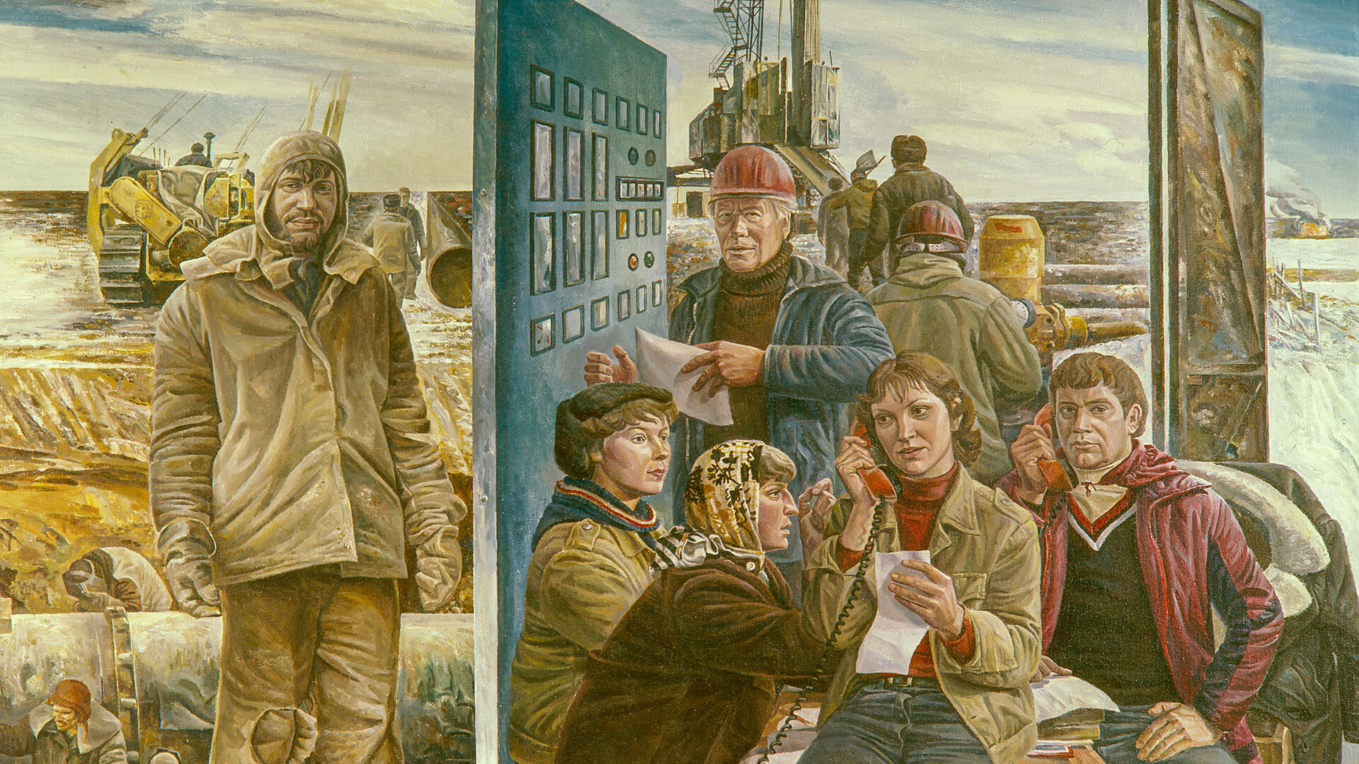 “Lavoratori petroliferi siberiani”, 1980