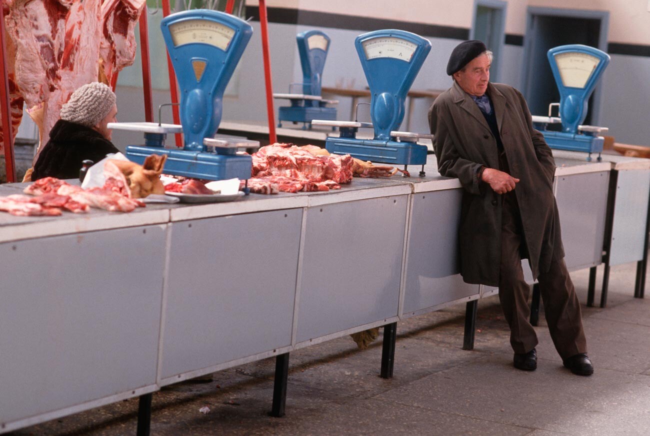 Carne al mercato