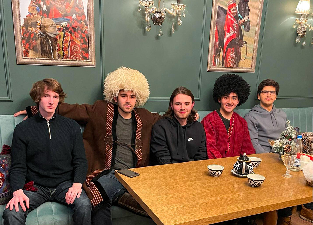 In un ristorante turkmeno a Mosca