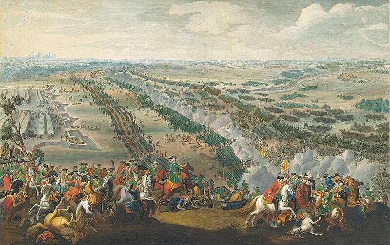 La Batalla de Poltava, Pierre Denis Martin