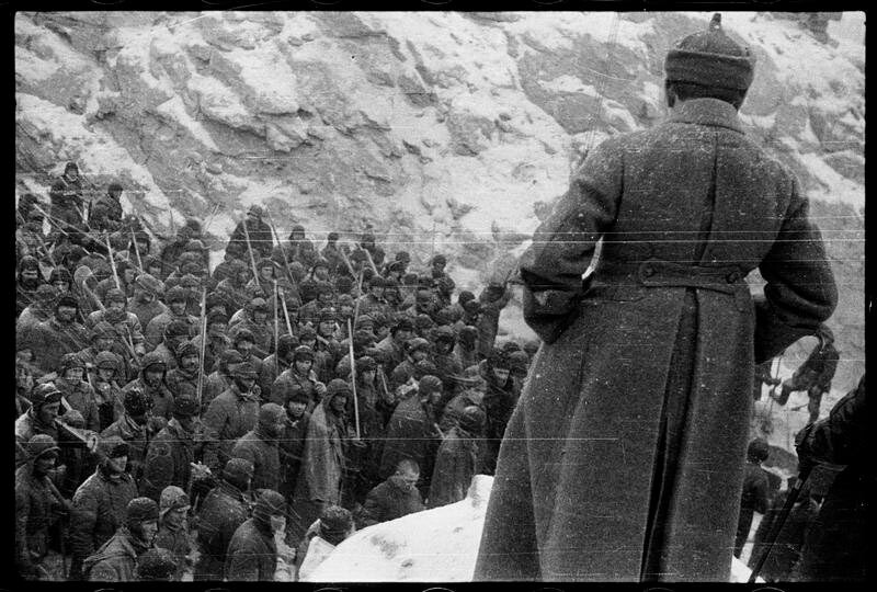 Затвореници ангажовани на изградњи Беломорско-Балтичког канала, 1933. 