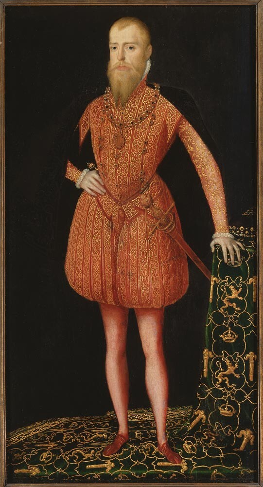 Эрик XIV (1533-1577), отец Густава, страдавший психическим расстройством. Художник Steven van der Meulen