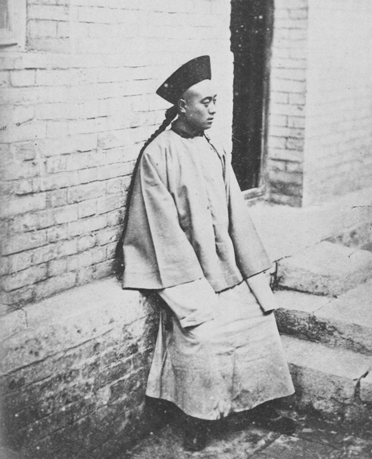 アルバジン人の男子、北京、1874年