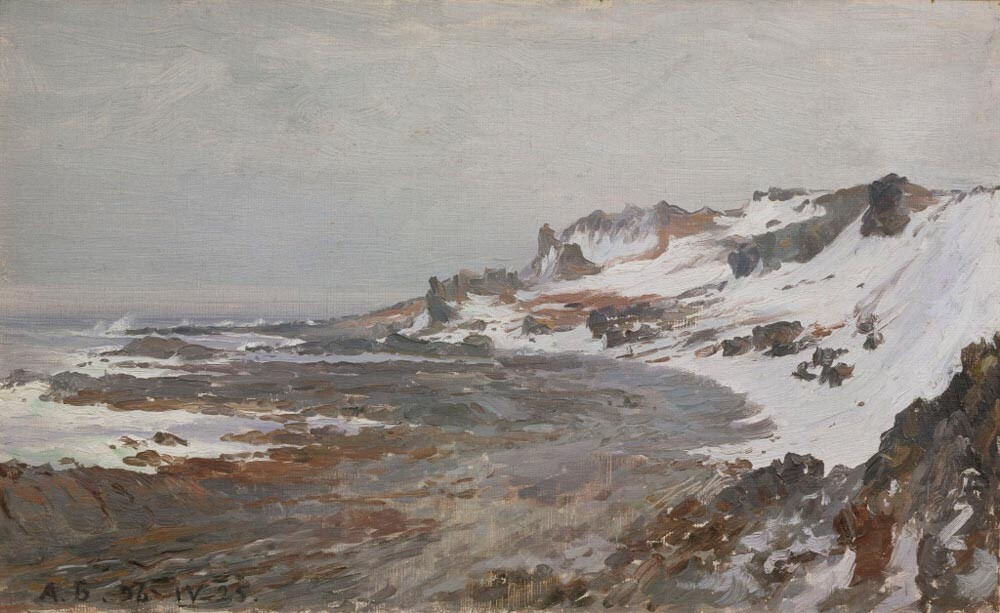V Kandalakškem zalivu  (Belo morje). 1896, Aleksander Borisov