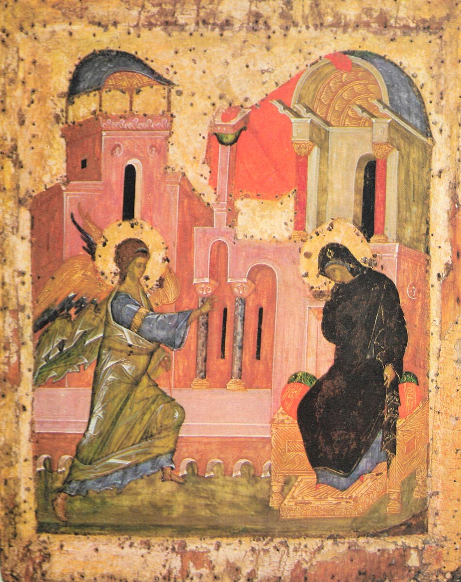 The Annunciation icon, 14th century