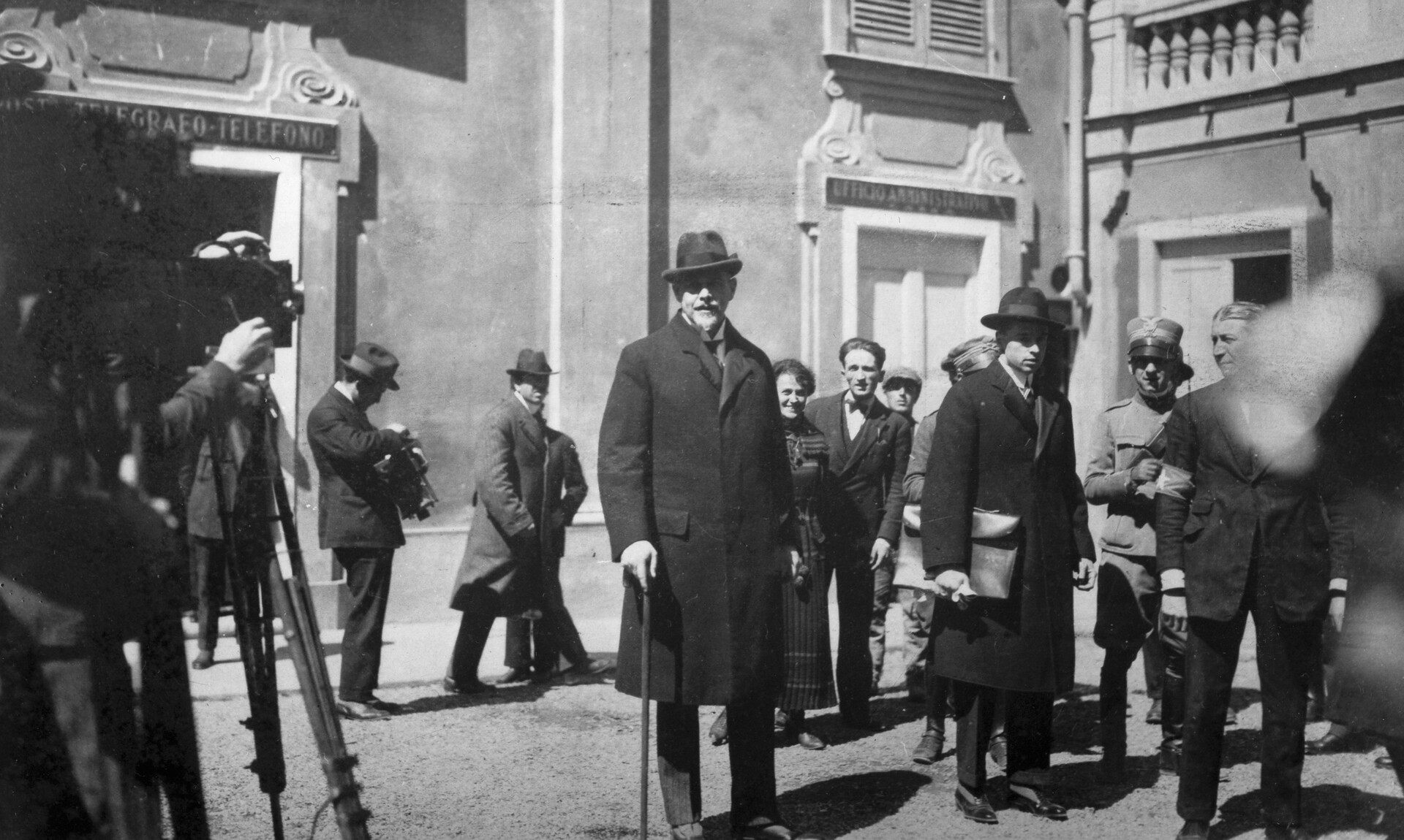 Reichsaussenminister Walther Rathenau in Genua- April 1922.