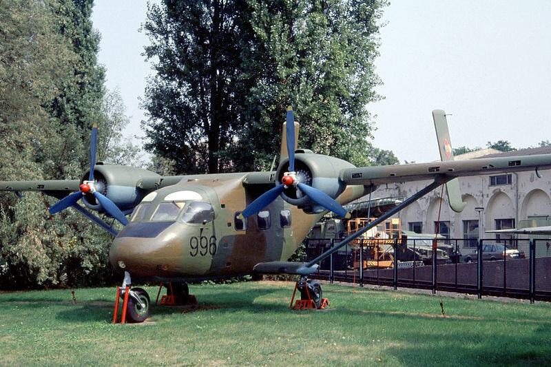 An-14 conservado en el museo de Cottbus, Alemania (1990)