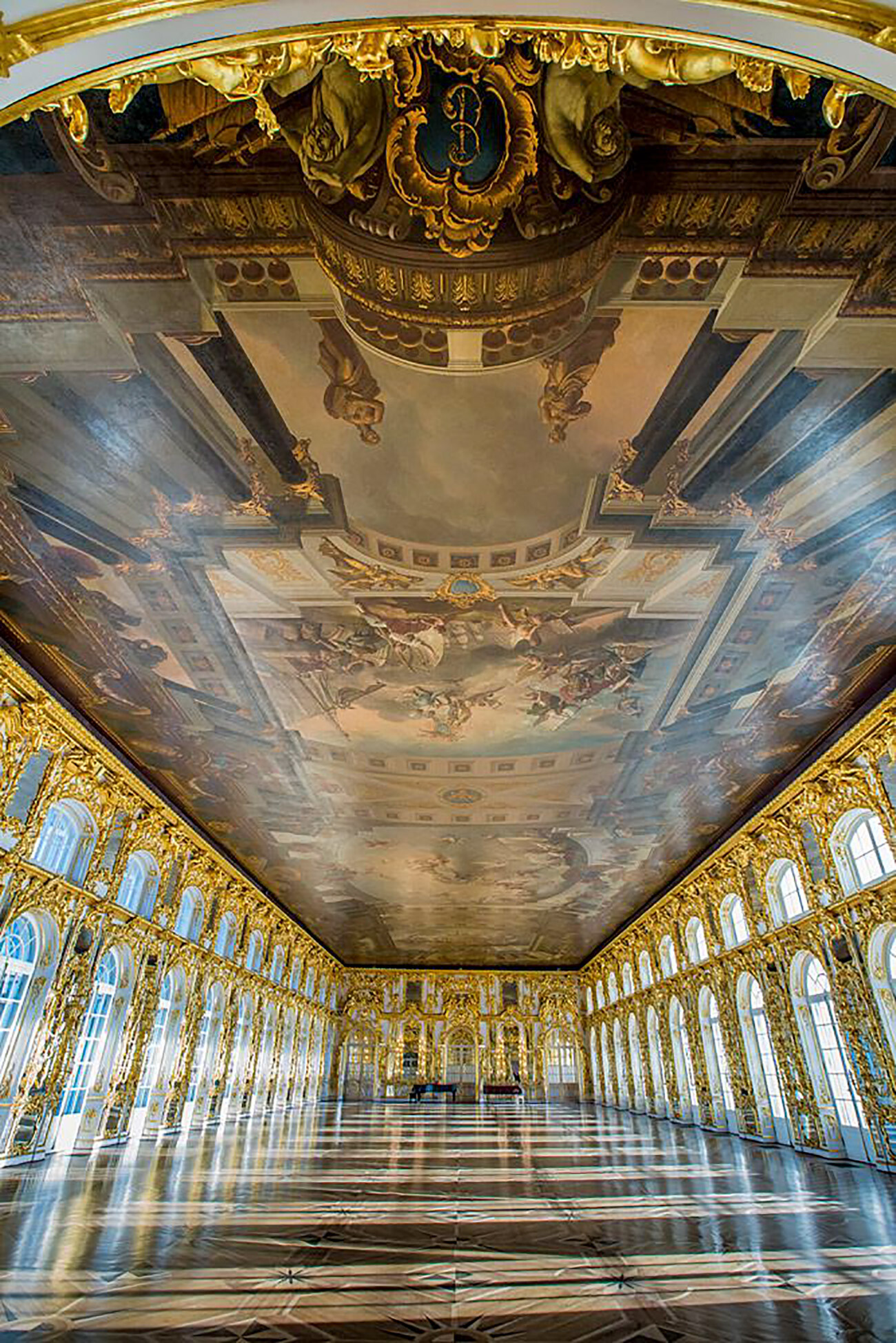 Der Große Saal des Katharinenpalastes.