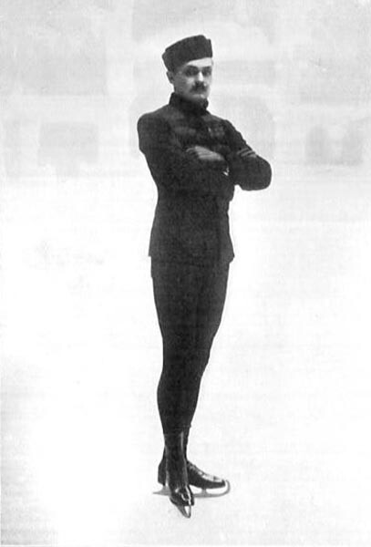 Nikolai Panin-Kolomenkin, the first person from Russia to win a gold medal for the Olympics (pictured at the 1908 London Games)