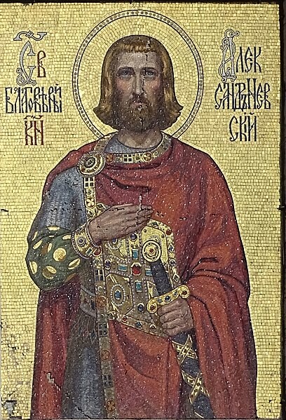 Mosaico de Alexánder Nevski. Catedral de Sofía (Bulgaria)