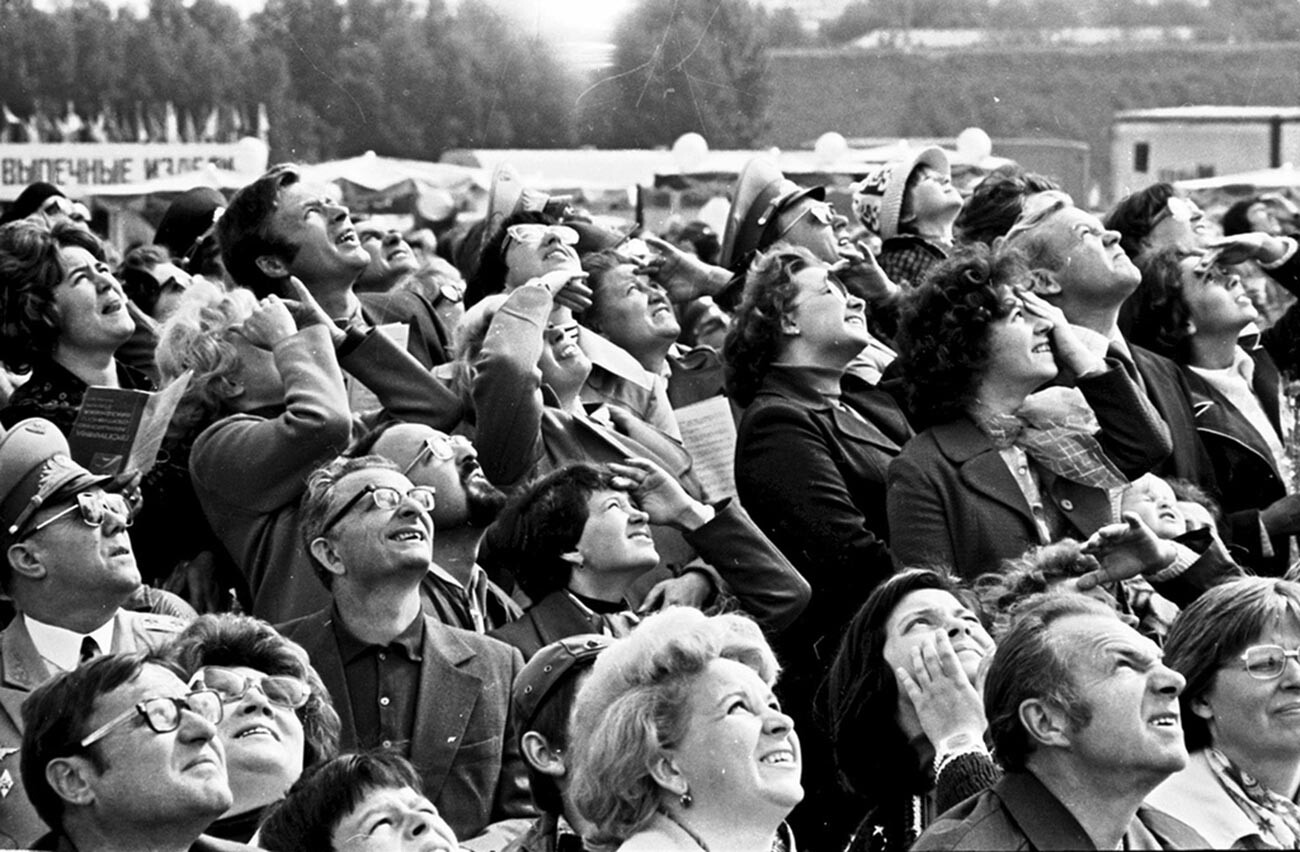 航空ショーの観客（1971年）