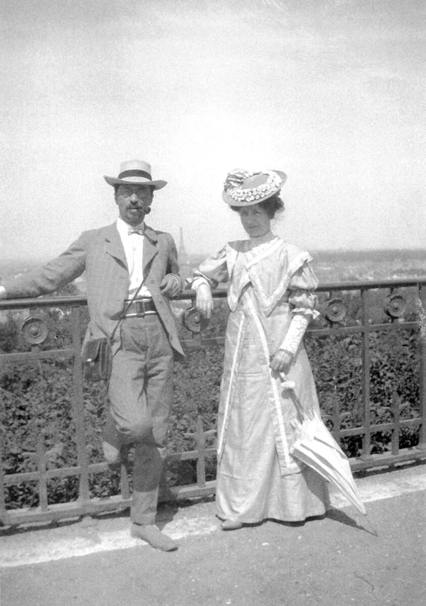 Wassily Kandinsky und Gabriele Münter.