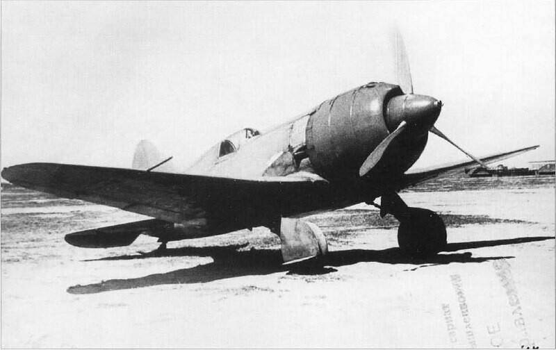 Polikarpov I-180-3, tercer prototipo, en el verano de 1940