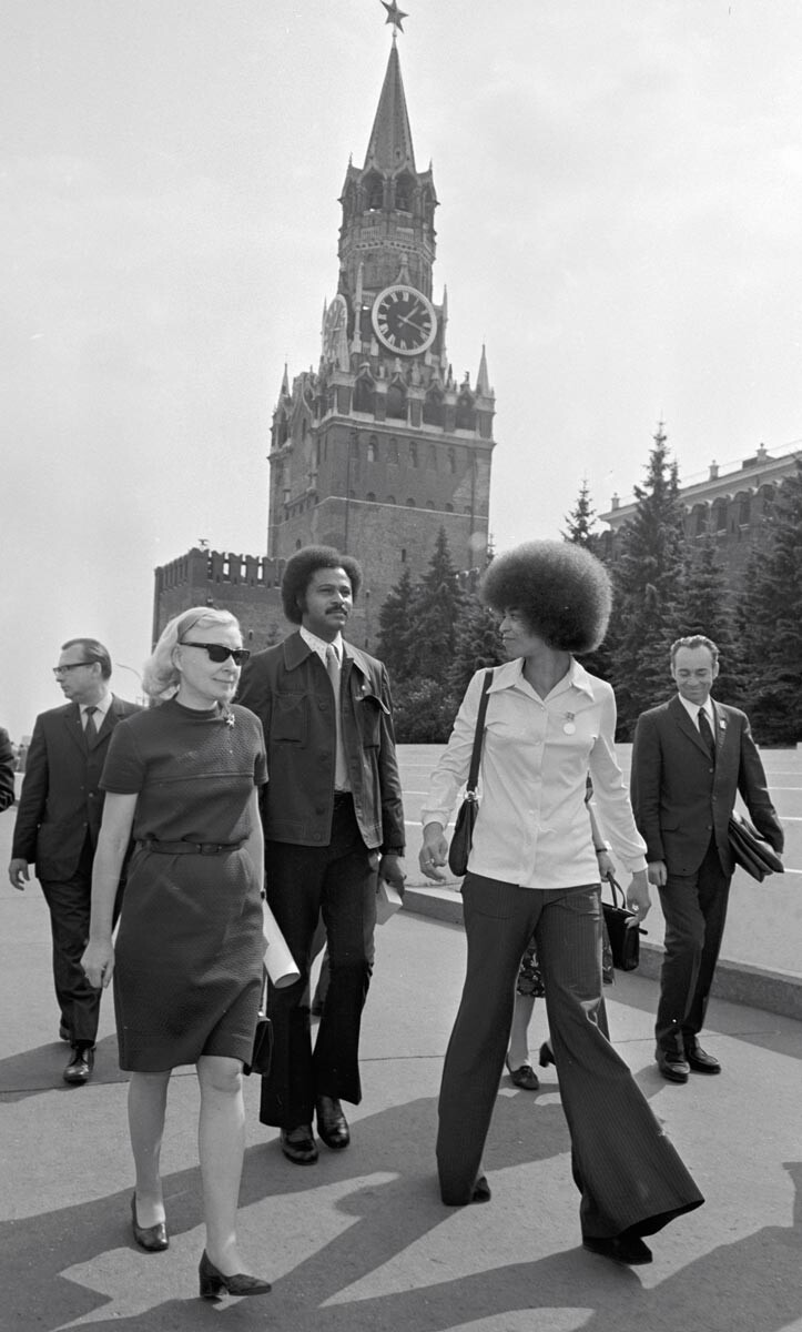 Davis sur la place Rouge en 1972