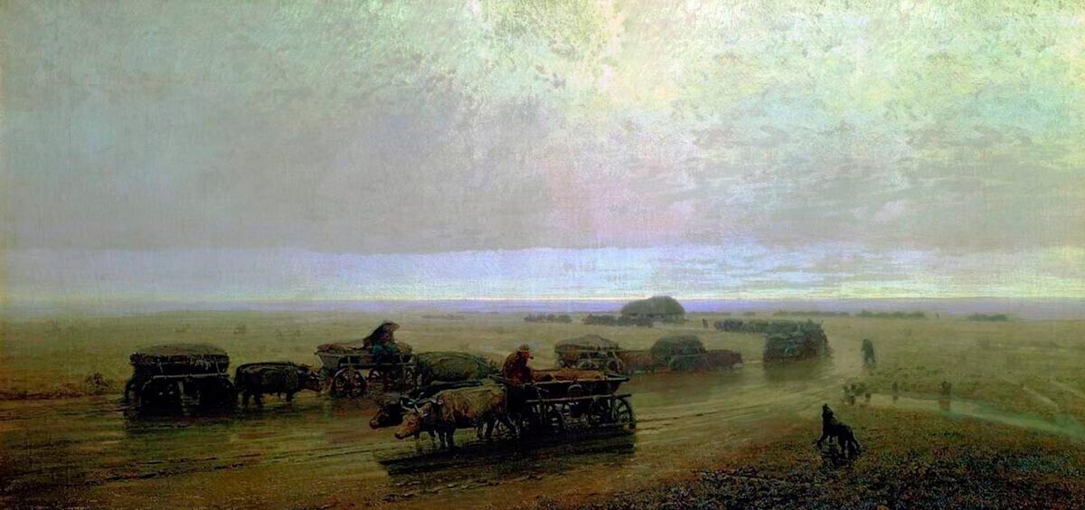 Чумацкиот тракт во Мариупол, 1875, Архип Куинџи

