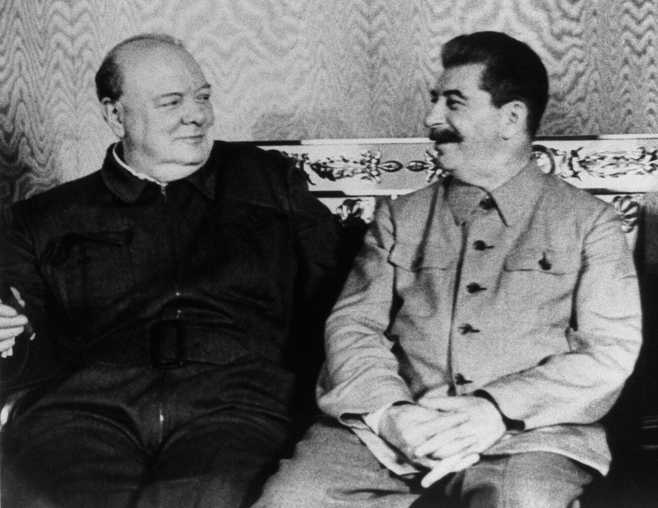 Winston Churchill et Joseph Staline