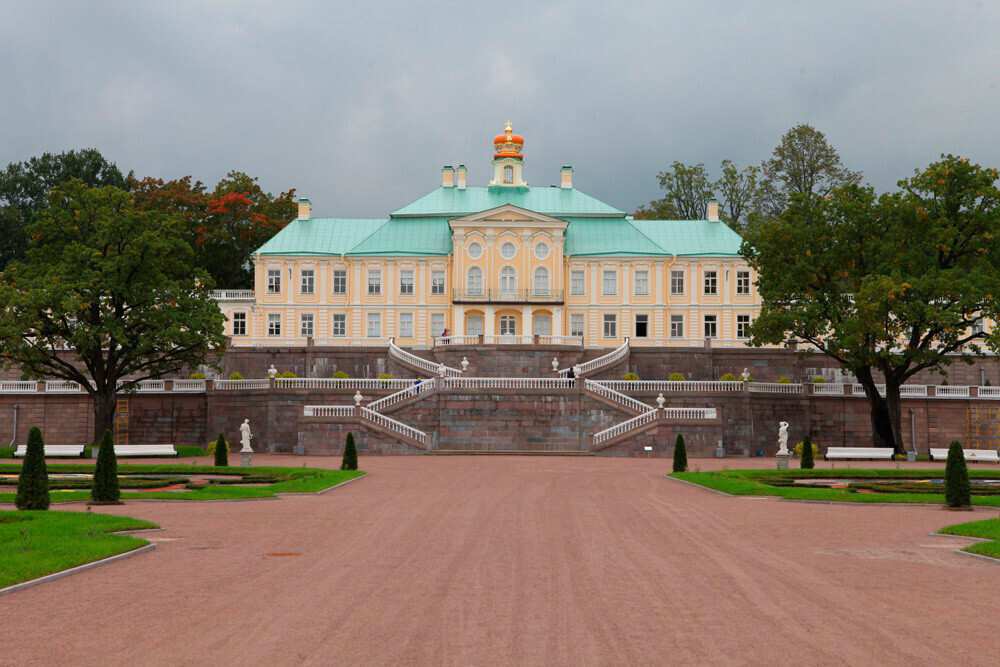 O Grande Palácio Menchikov em Oranienbaum