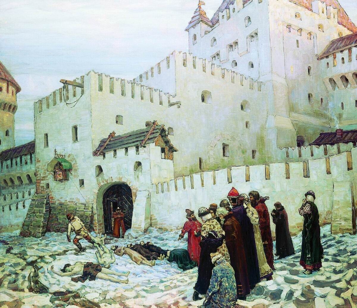 Аполинариј Васнецов, „Московко мачилиште. Крај на 16 век“.
