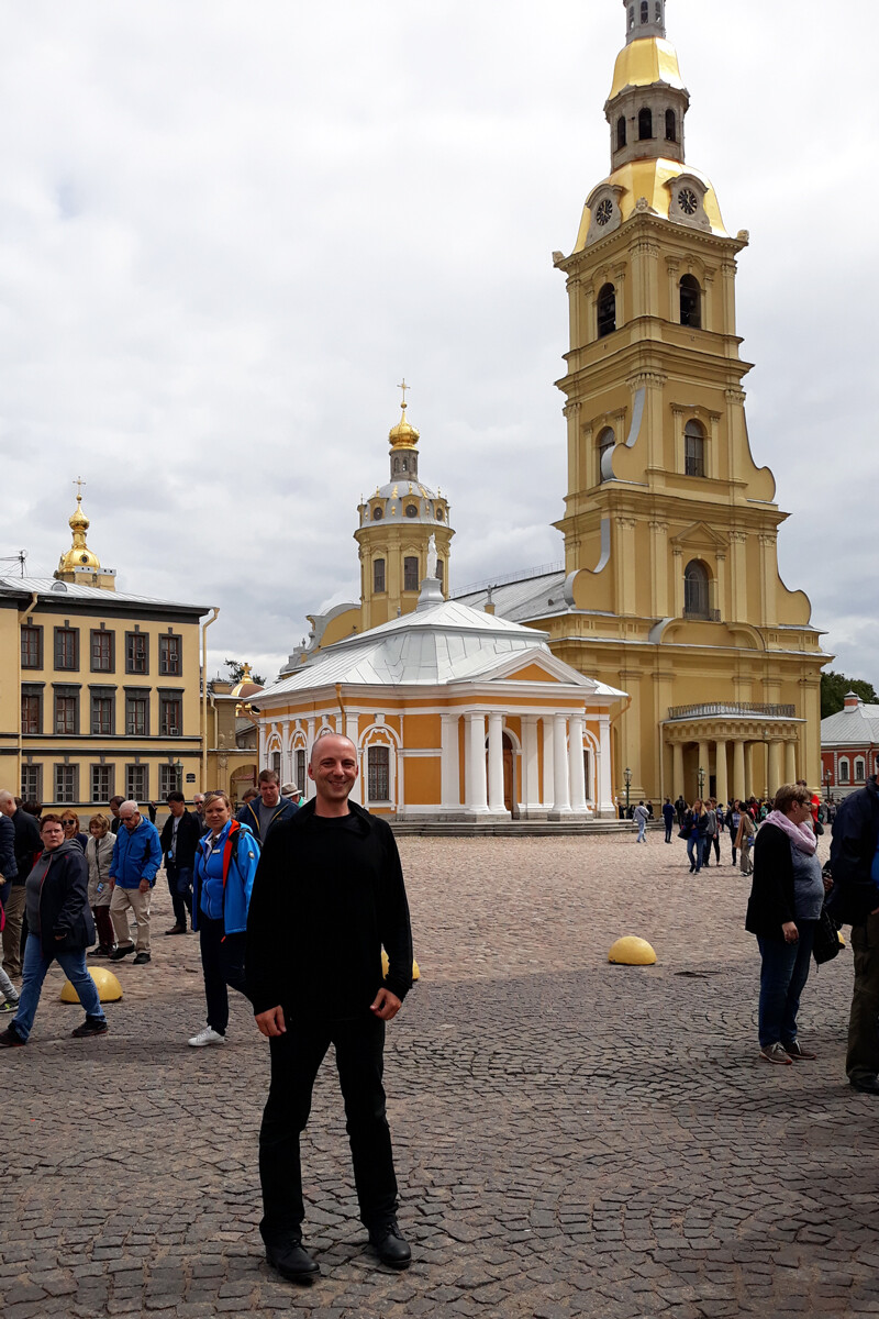 At Peter and Paul Fortress and Cathedral.
