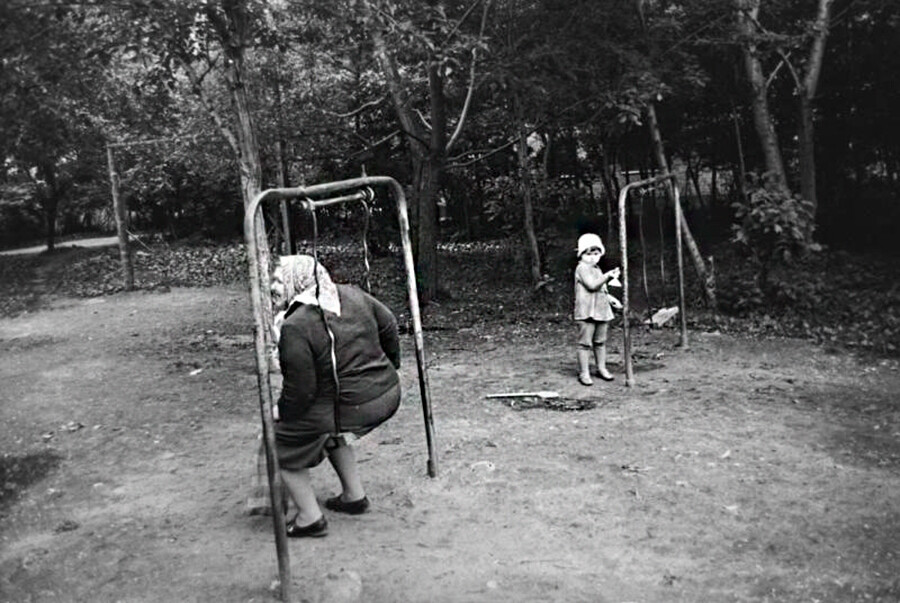 Дечије игралиште у Москви, 1970.