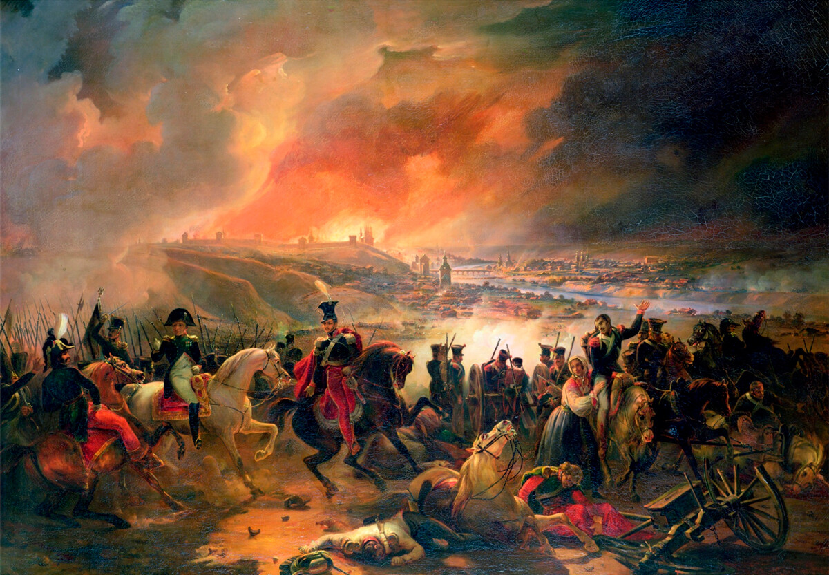 'Batalla de Smolensk, 1839', Jean Charles Langlois
