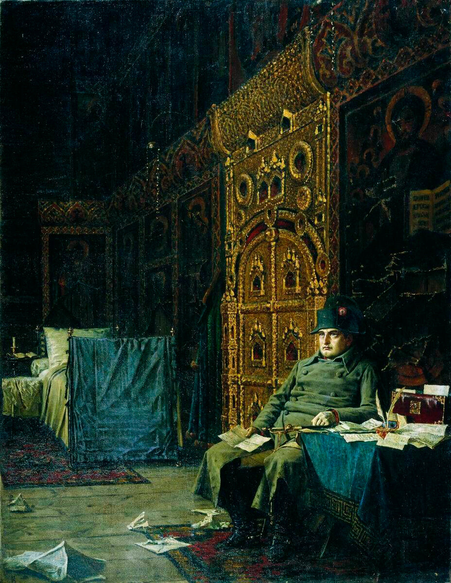  На сцената. Лоши вести от Франция, 1887-1895, Василий Верешчагин 