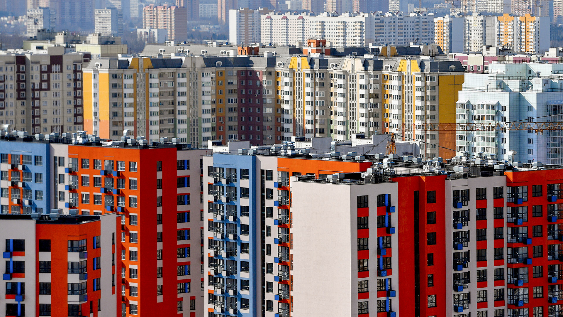 Complexe résidentiel dans le village de Vatoutinki, en périphérie de Moscou
