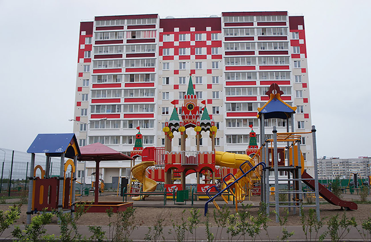 Immeuble résidentiel à Naberejnyé Tchelny, au Tatarstan