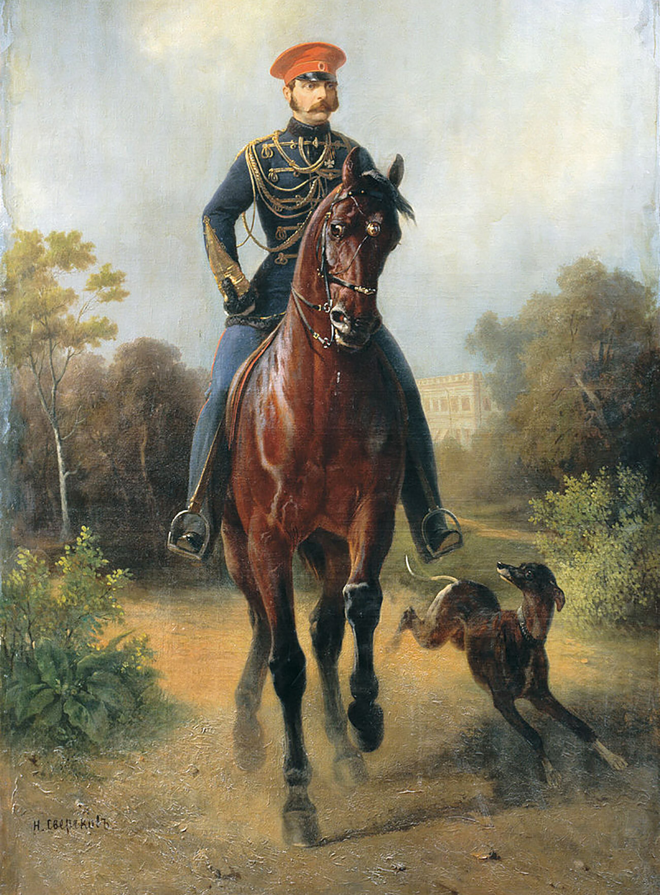 Николай Сверчков. Портрет императора Александра II
