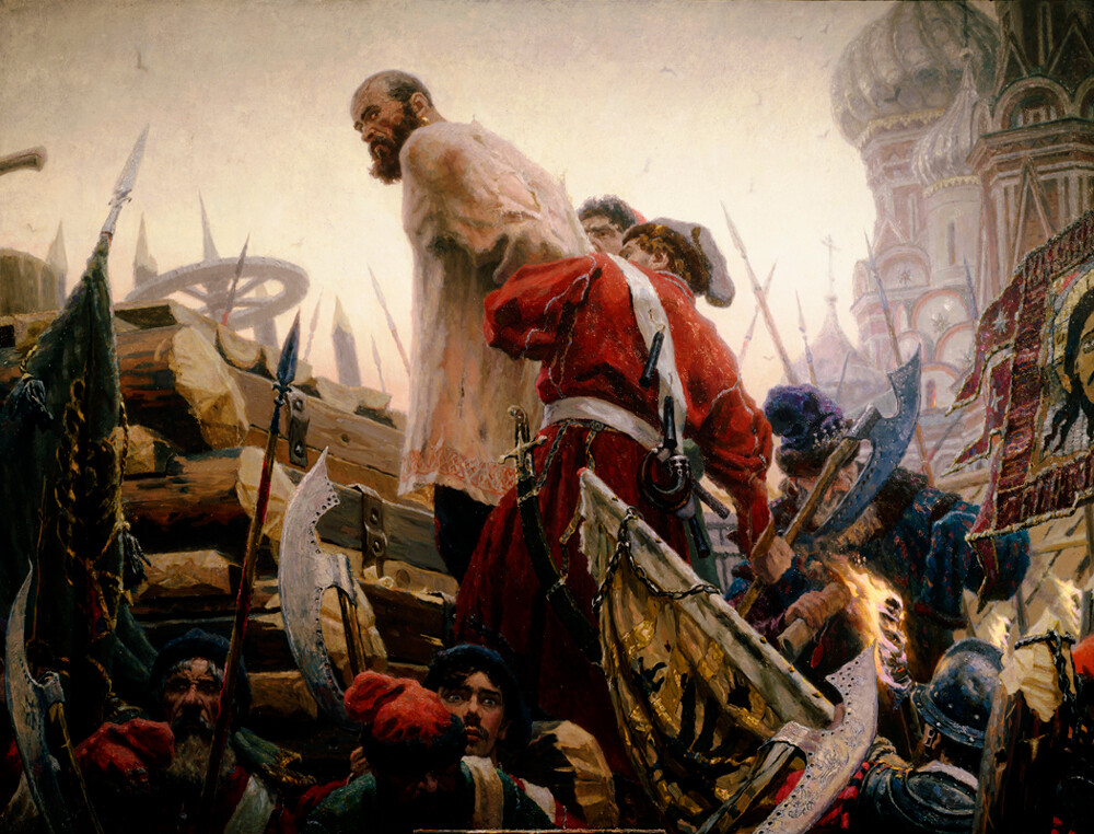 Le chef cosaque Stepane Razine, ayant été à la tête d'un soulèvement au XVIIe siècle