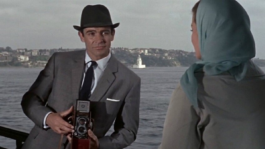 Escena de la segunda película de James Bond, Desde Rusia con amor (1963)