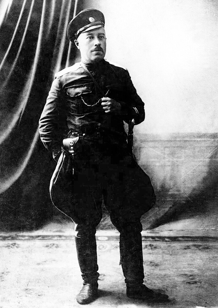 Alexander Dutow, Oberst des Generalstabs der zaristischen Armee, Ataman der Orenburger Kosakenarmee, 1920-1921
