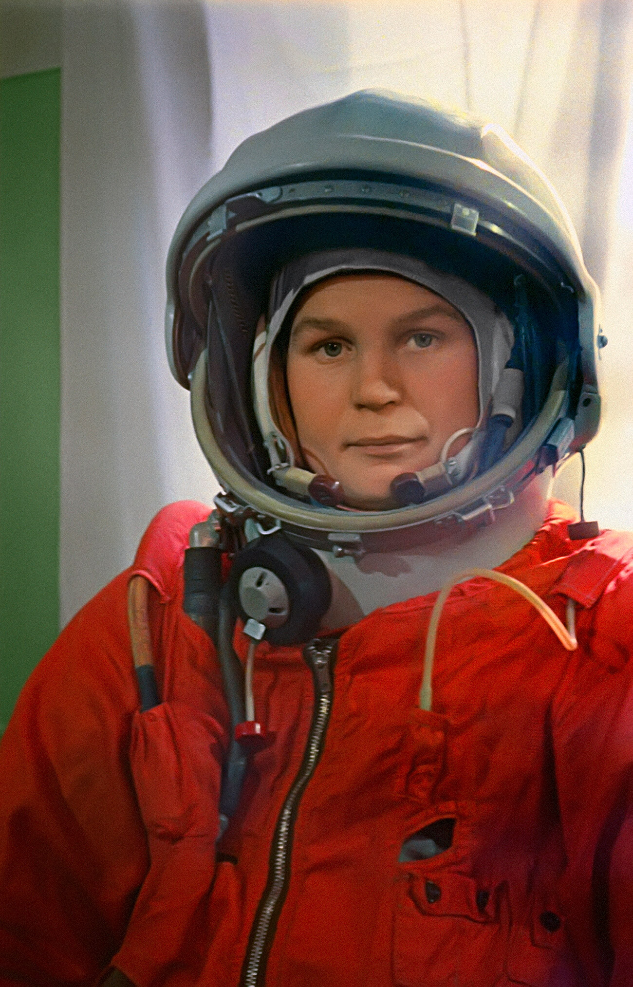 Valentina Tereshkova in her spacesuit