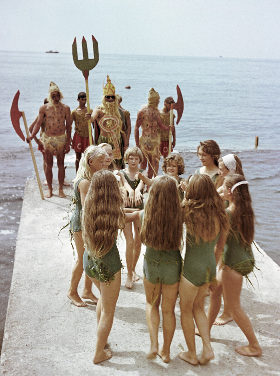 Празник Нептун, Артек, 1964. 