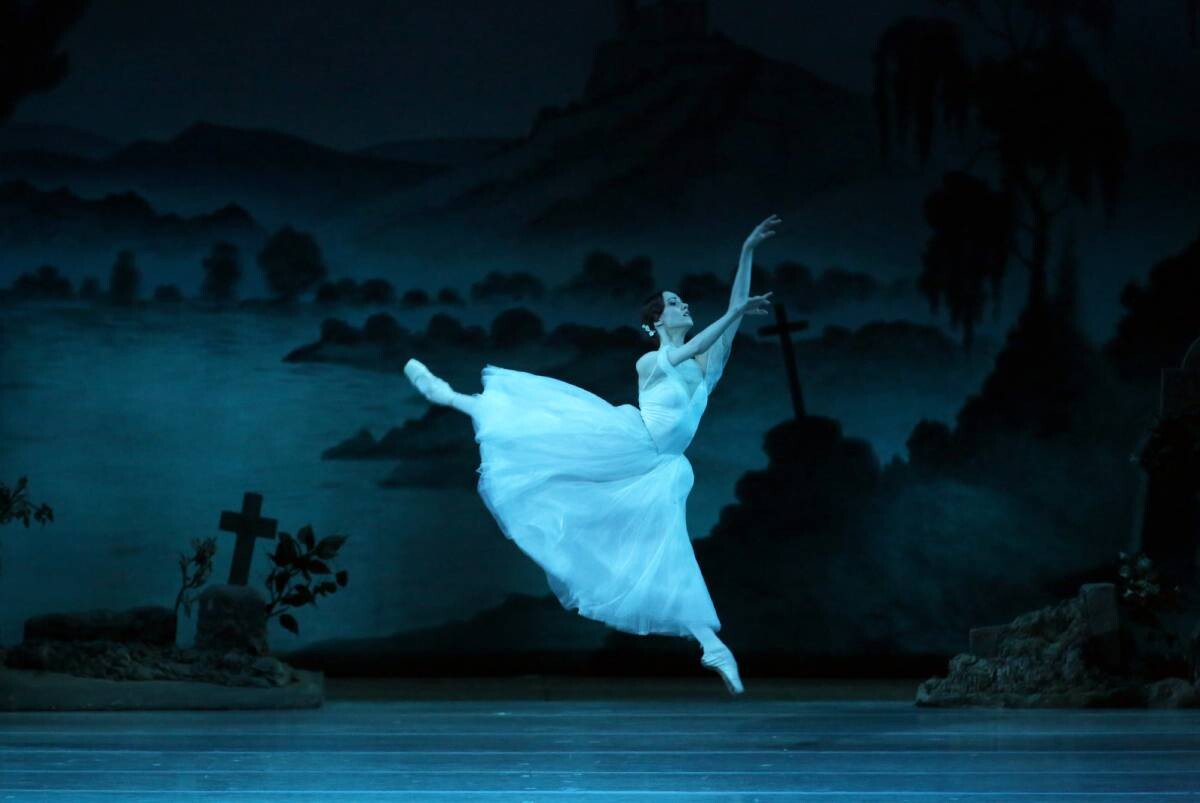 Performing as Giselle 