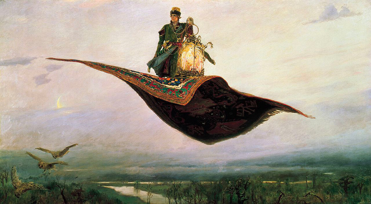 Viktor Vasnetsov. Flying carpet, 1880