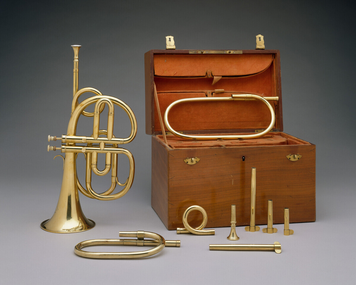 Sebuah cornet yang dibuat pada tahun 1833