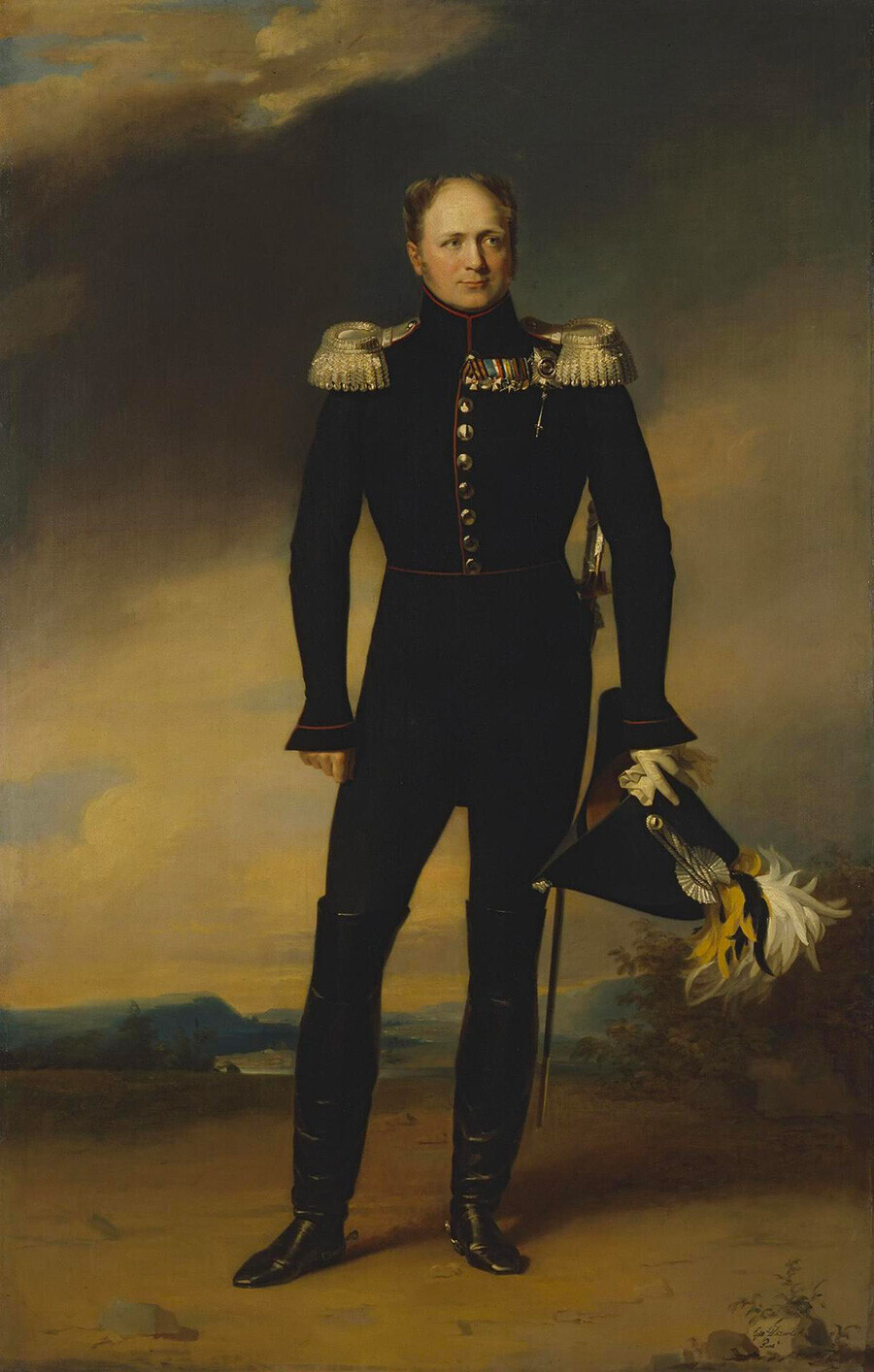 Porträt von Alexander I. von George Dawe.
