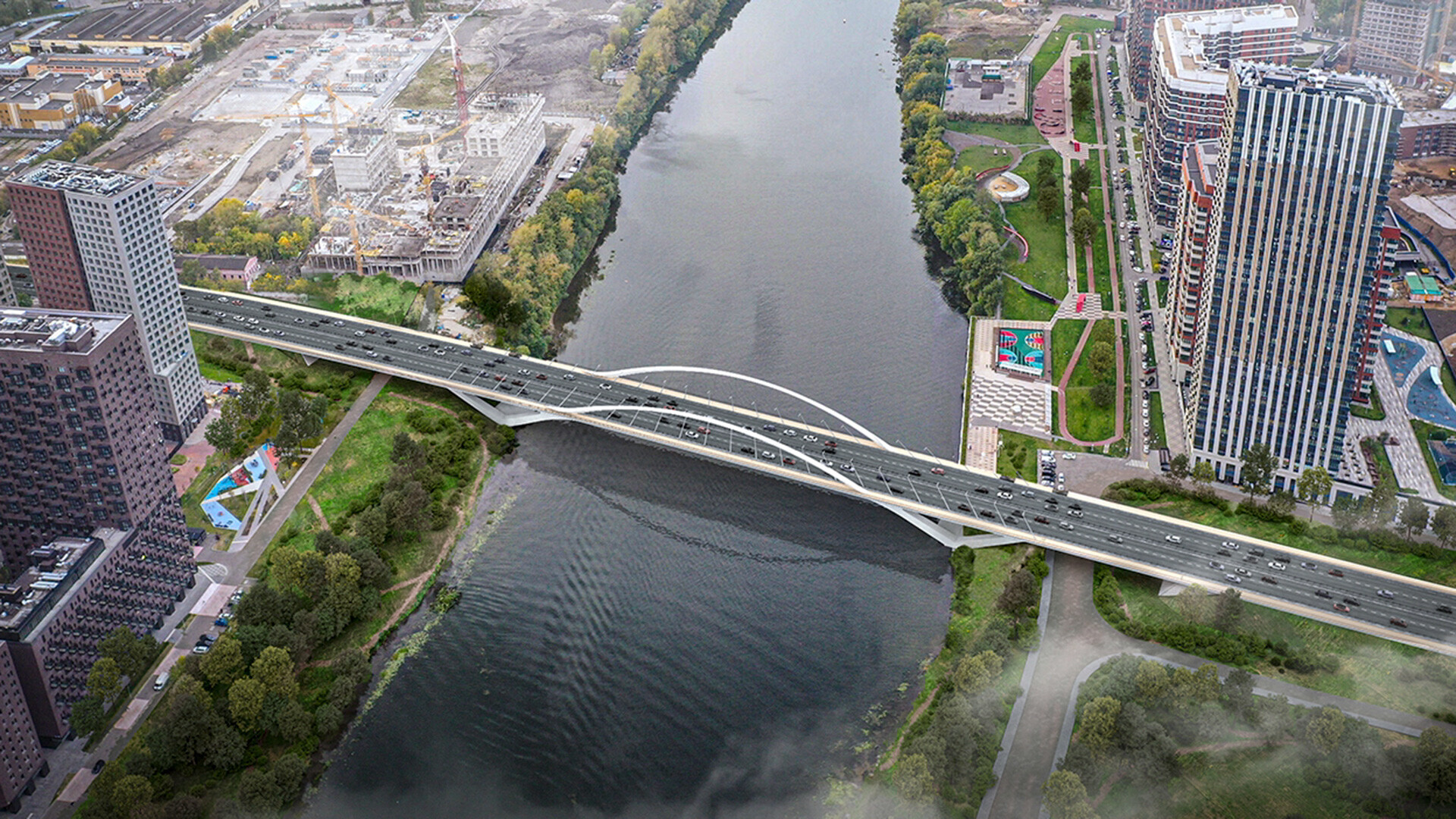 Bridge connect. Шелепихинский мост Москва. Мост Шелепихинская набережная. Шелепихинская набережная Москва. Новый мост Шелепихинская набережная.