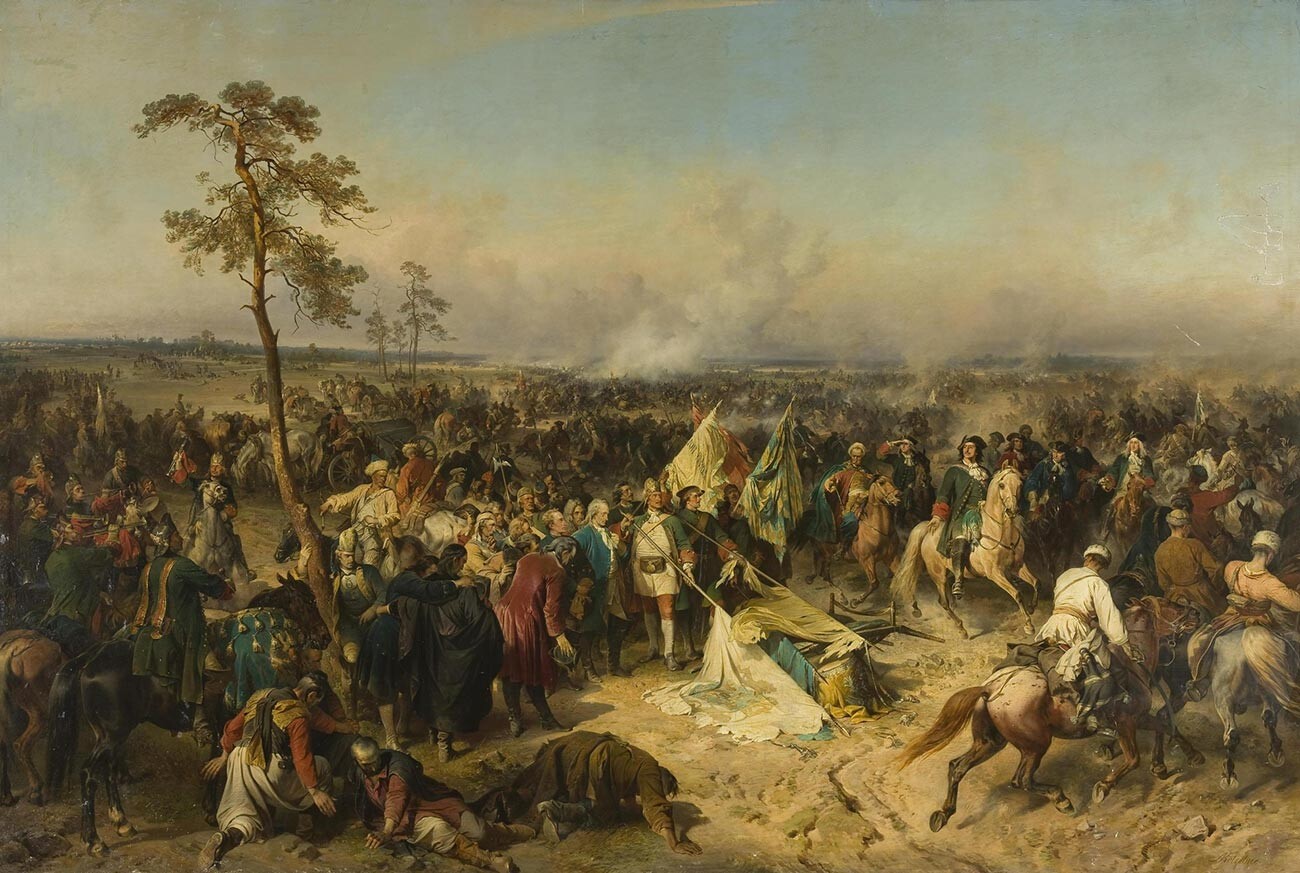 La batalla de Poltava