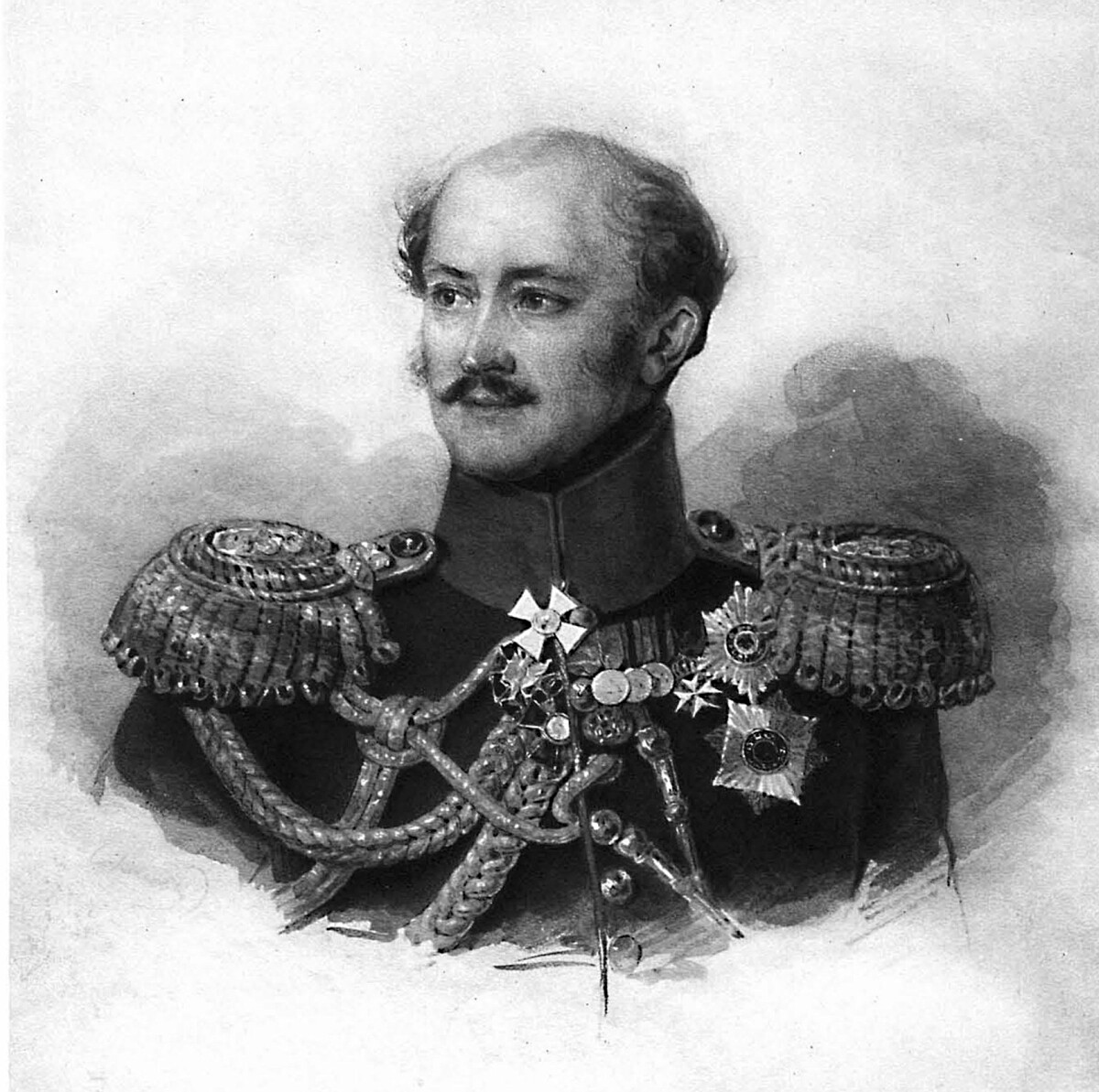 Граф Александр Христофорович Бенкендорф, 1835, худ. Петр Соколов
