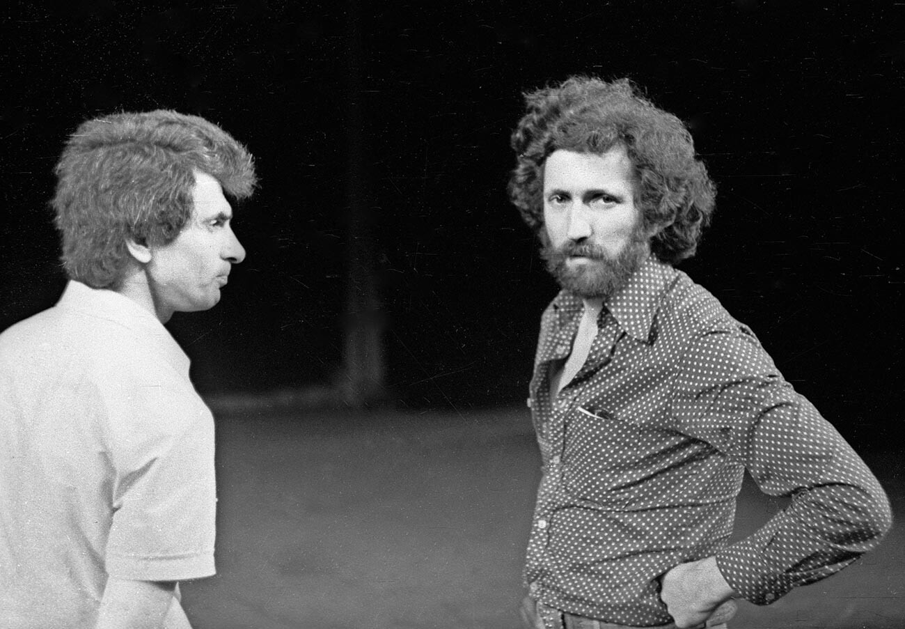 Boris Eifman (pictured right) at the rehearsal