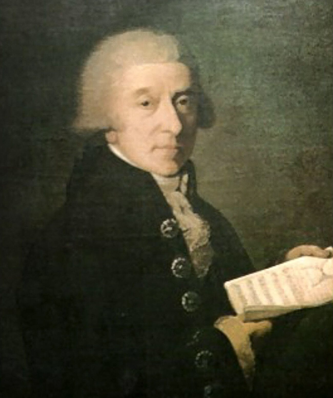 Portret italijanskega skladatelja Giuseppeja Sartija (1729-1802), ki ga je naslikal Salvatore Tonci, verjetno med svojim bivanjem v Sankt Peterburgu, leta 1798