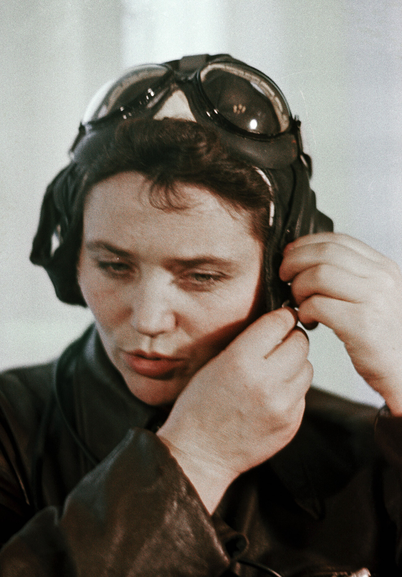 Marina Popovič, testna pilotka 1. razreda. Žena kozmonavta Pavla Popoviča 