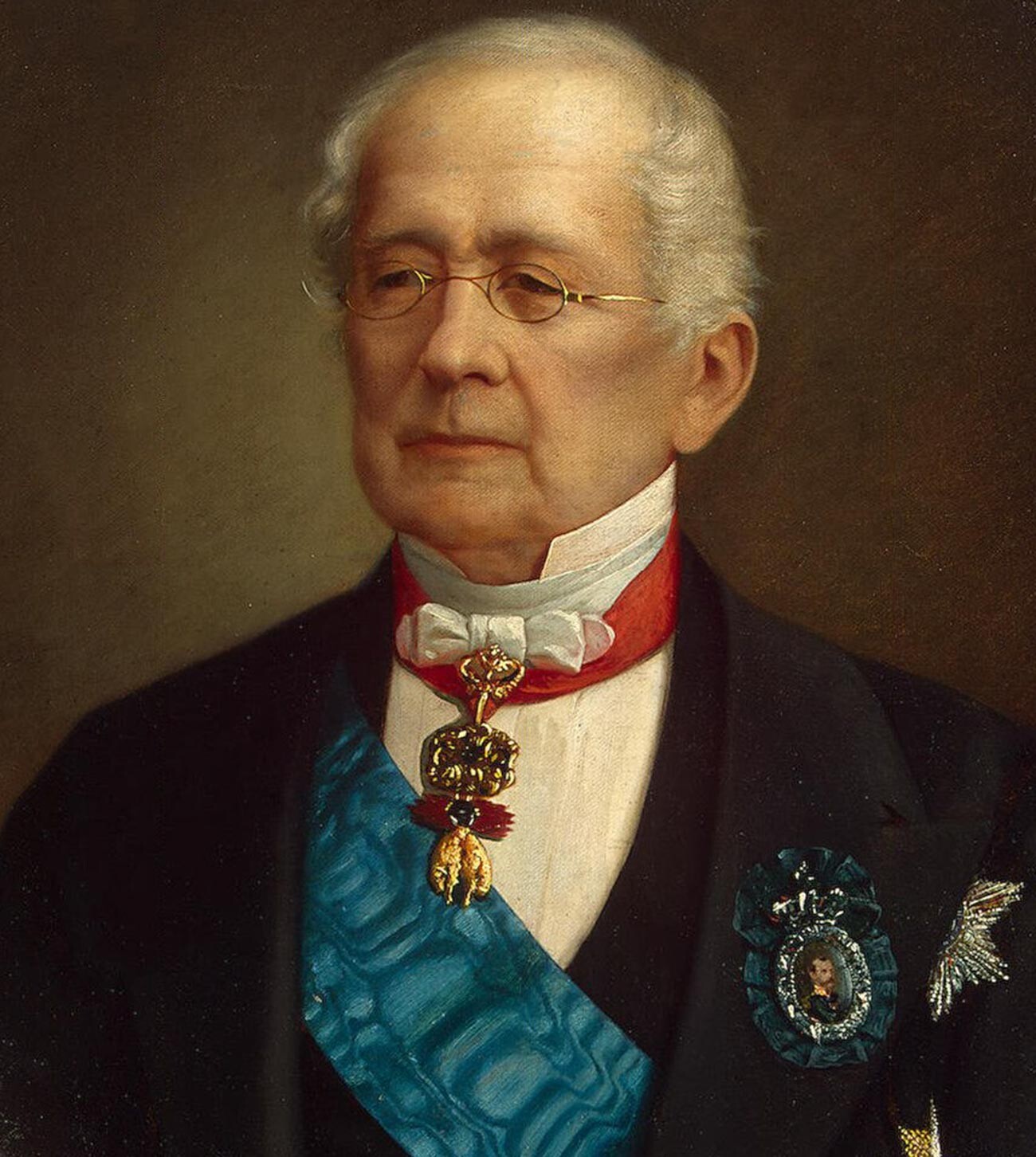 Il principe Aleksandr Gorchakov, ministro degli Esteri e successivamente cancelliere dell'Impero Russo