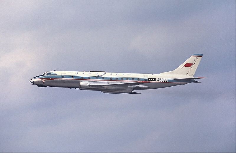 Tu-124 de Aeroflot