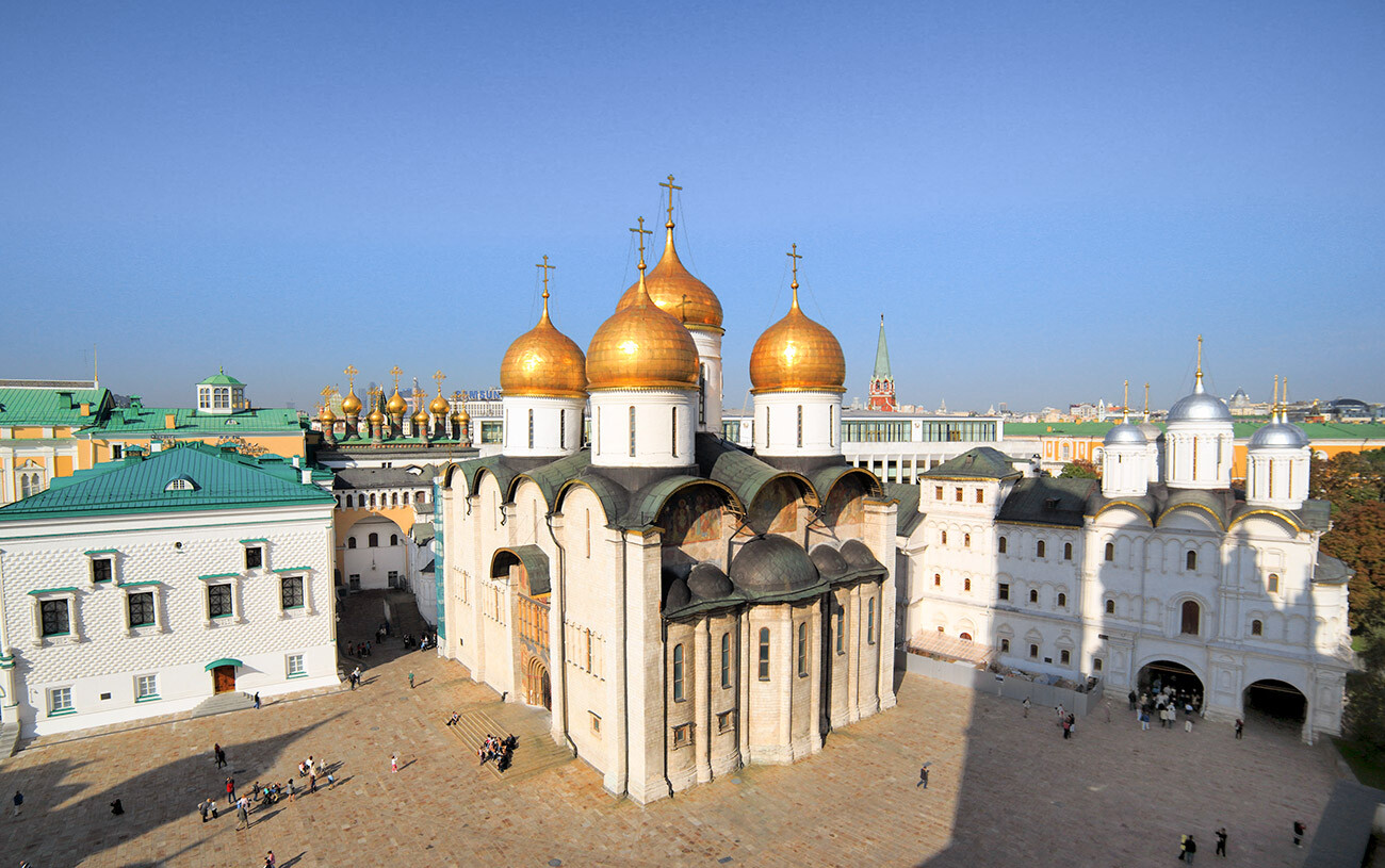 Mariä-Entschlafens-Kathedrale im Moskauer Kreml.