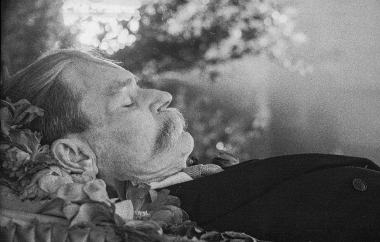 19 de junio de 1936. Ceremonia de despedida del escritor Maxim Gorki 