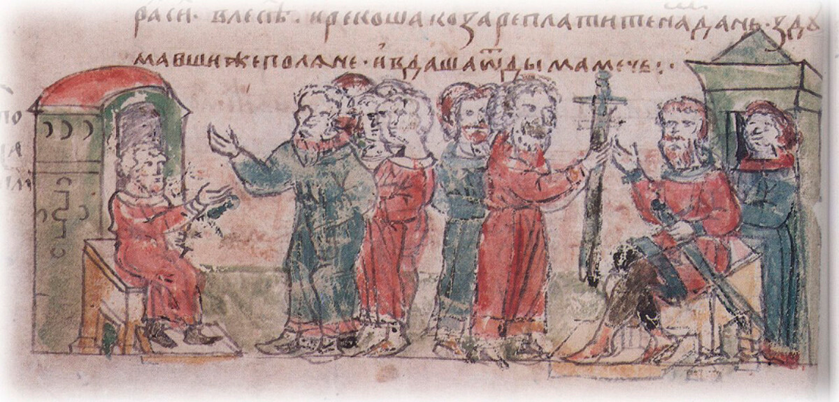 Поляните плащат данък на хазарите