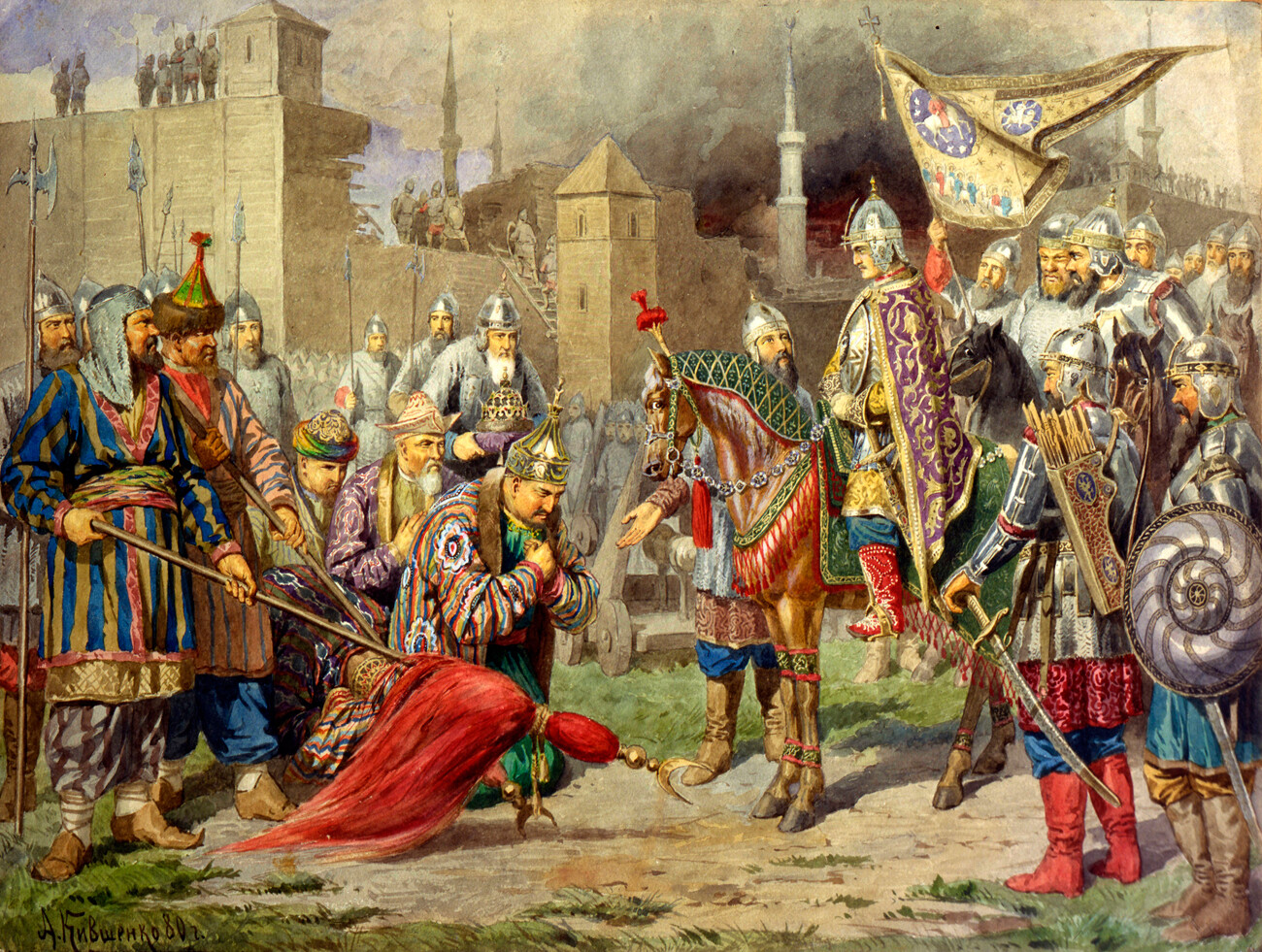 イワン雷帝はカザン・ハン国を1552年に併合した